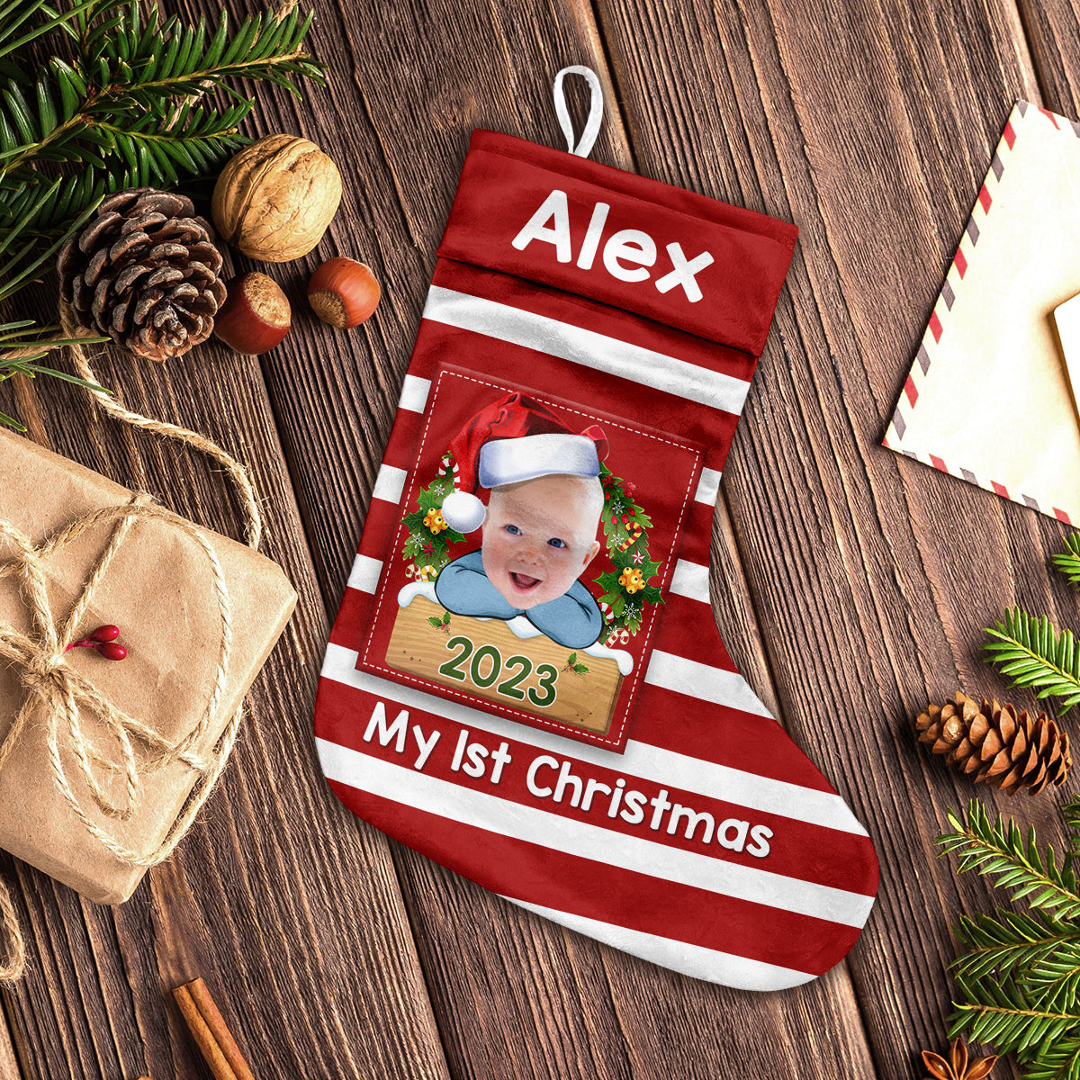 My 1st Christmas - Personalized Family Christmas Stockings