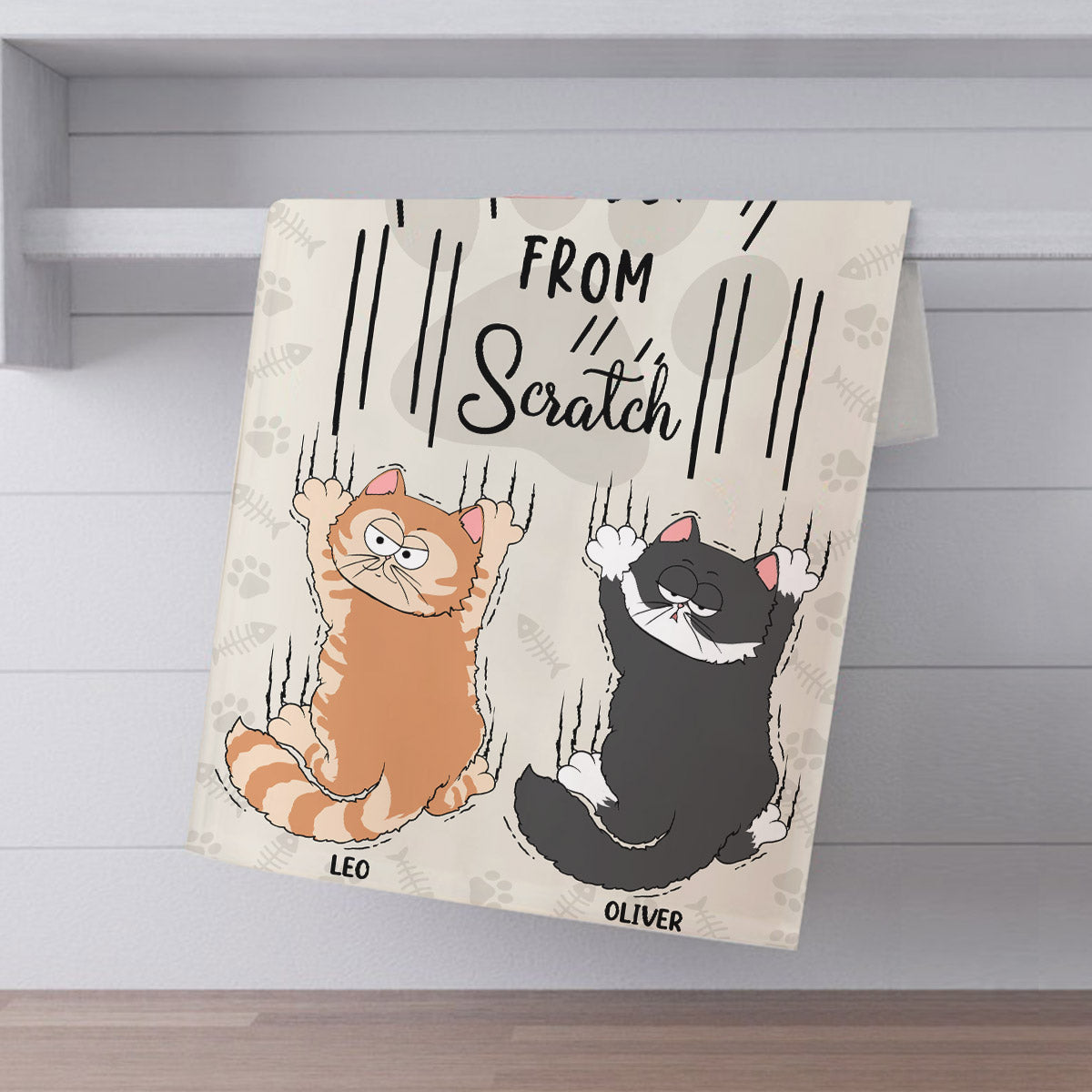 Made From Scratch - Personalized Cat Towel