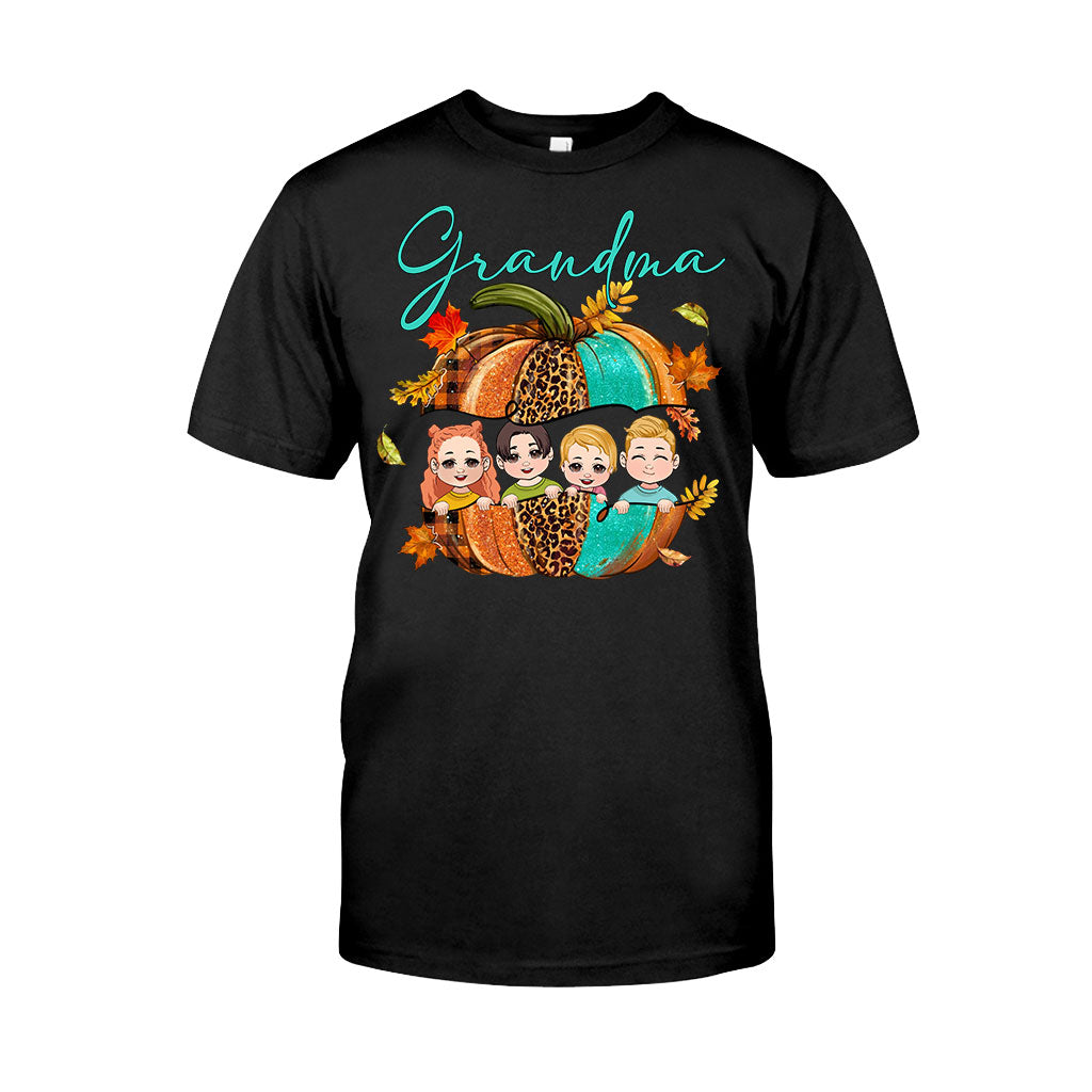 Grandma - Personalized Thanksgiving T-shirt And Hoodie