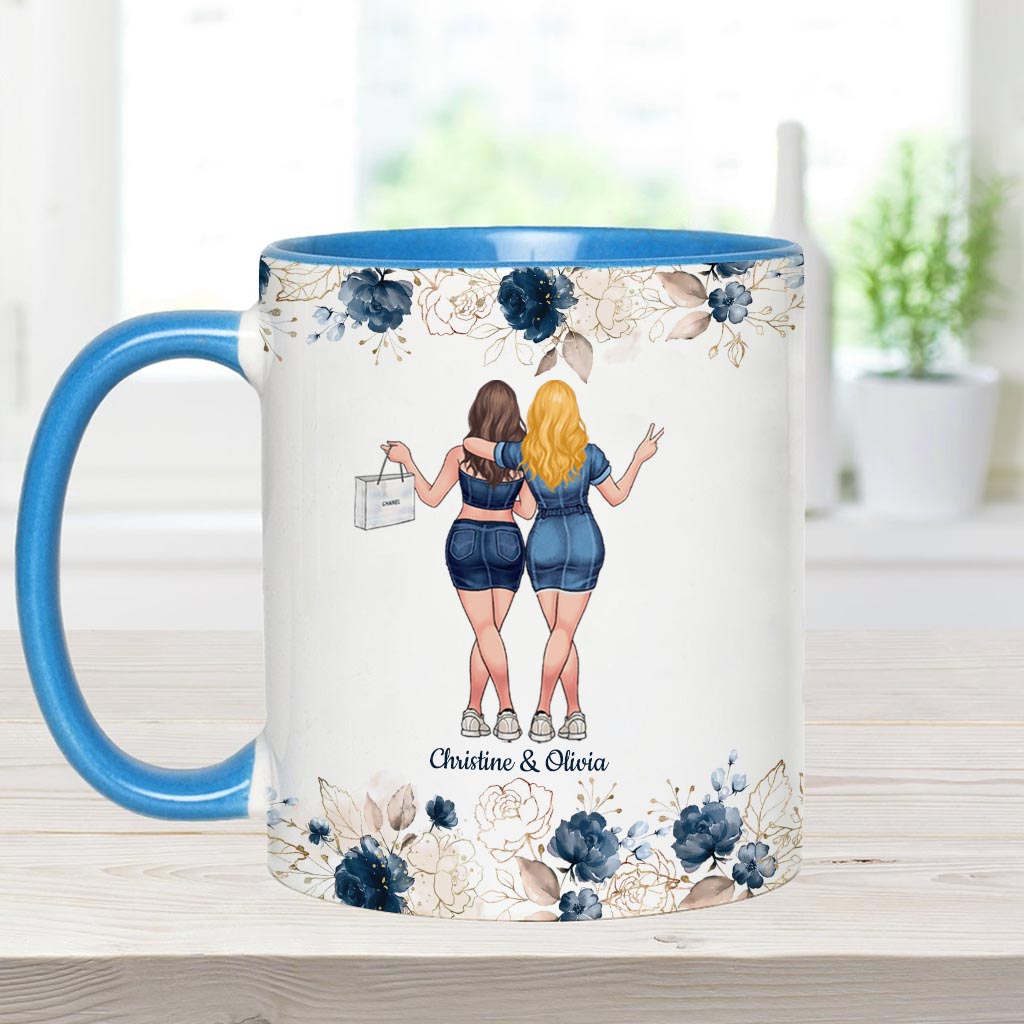 Talking To Your Sister - Personalized Bestie Accent Mug