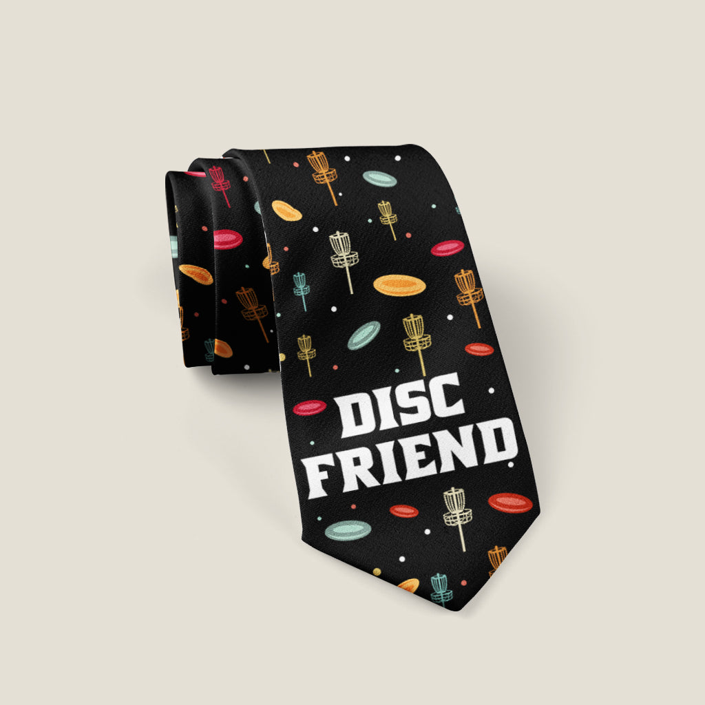 Disc Daddy - Disc Golf gift for dad, grandpa - Personalized Necktie