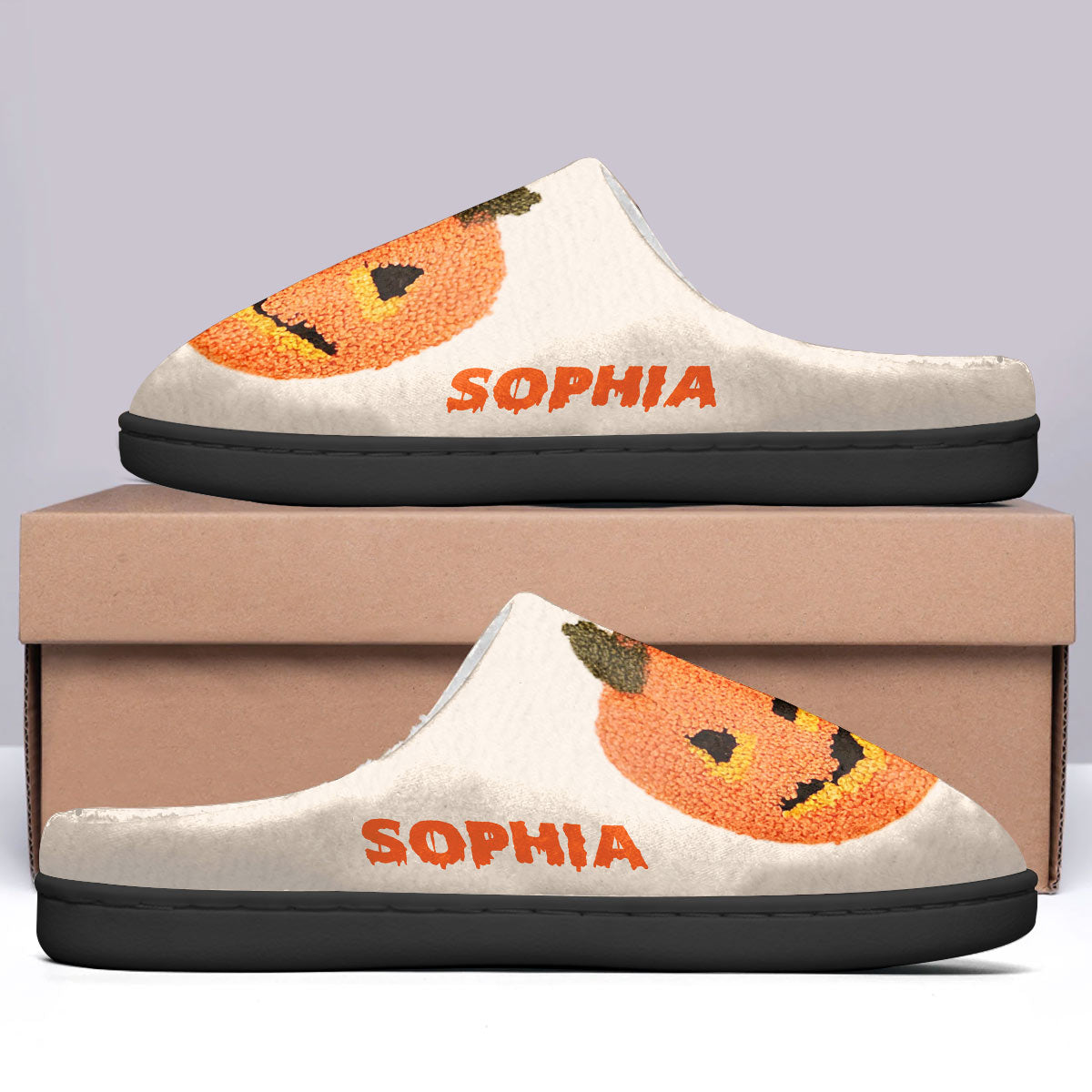 Halloween Vibes - Personalized Halloween Slippers