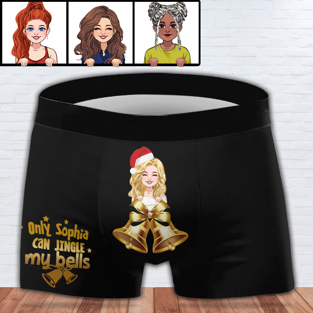 Personalised Boxers Christmas Gift For Him - Personalized Couple Men’s  Boxer Briefs