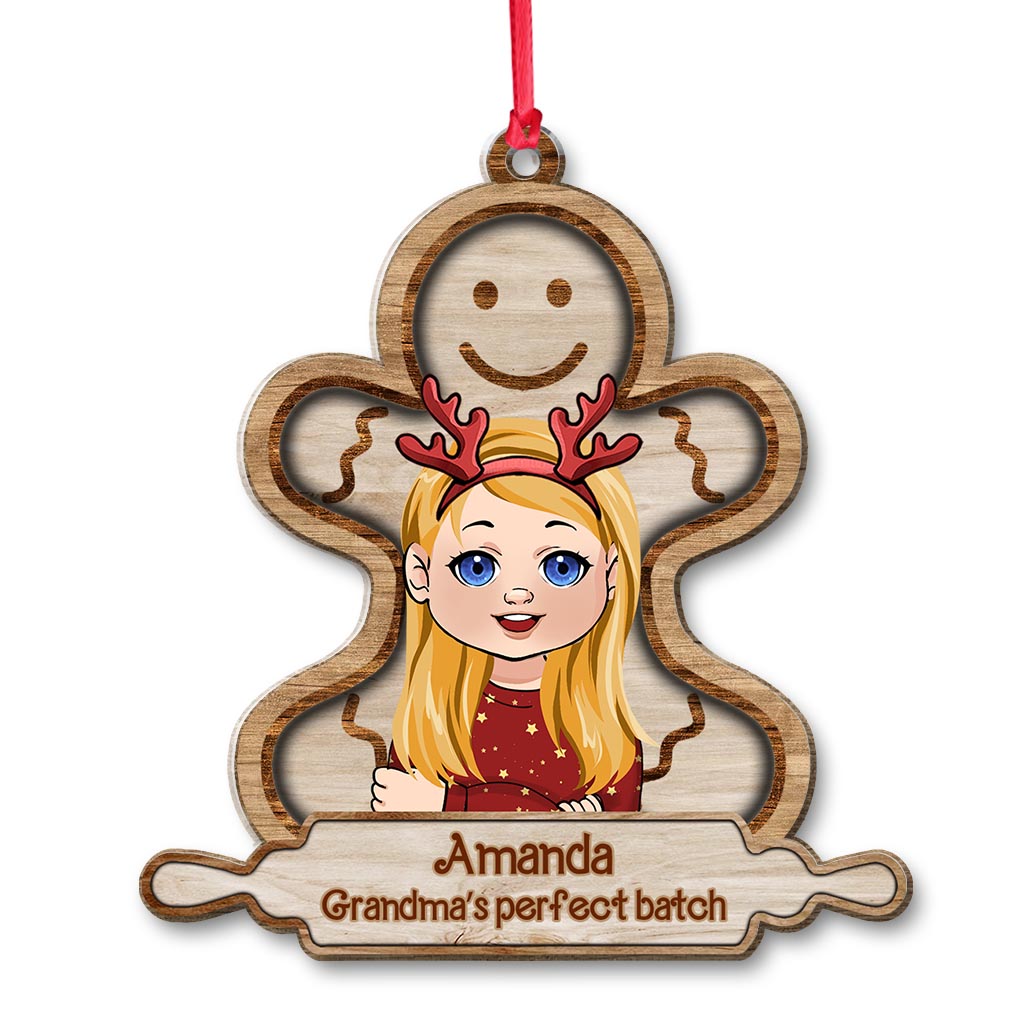Grandma's Perfect Batch - Personalized Grandma Ornament
