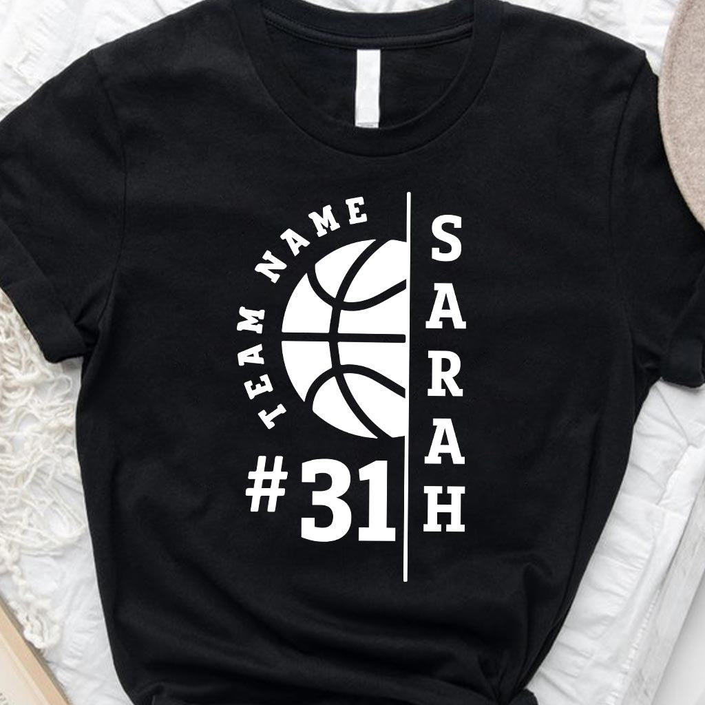 Love Basketball - Personalized Basketball T-shirt And Hoodie