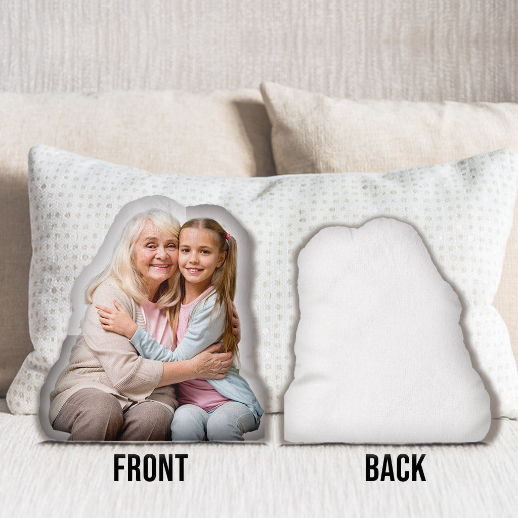 Custom Photo Humanoid - Personalized Grandma Shaped Pillow