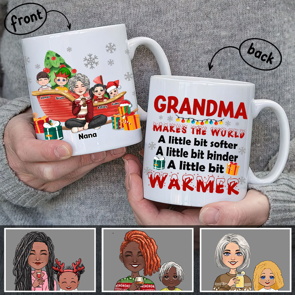 Discover Grandma Make The World Warmer - Personalized Grandma Mug