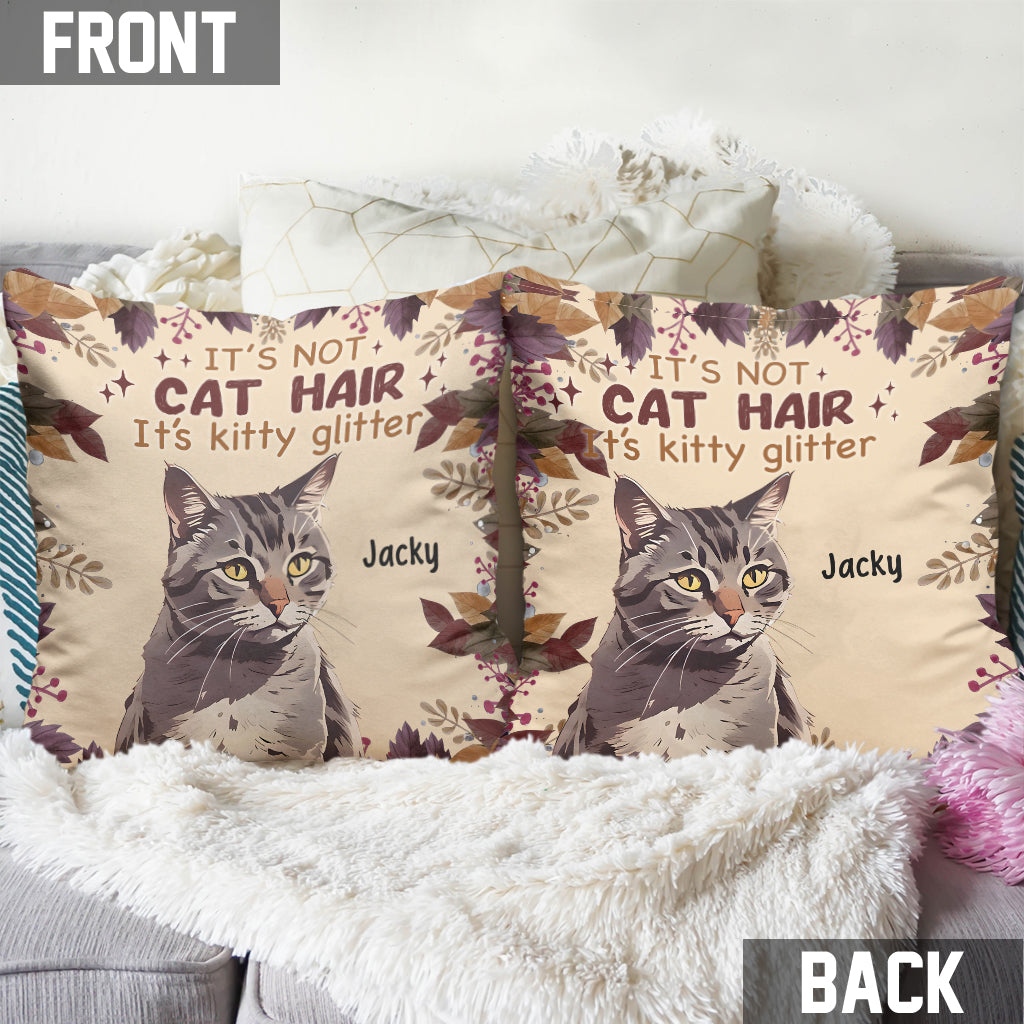 It’s Not Cat Hair - Personalized Cat Throw Pillow