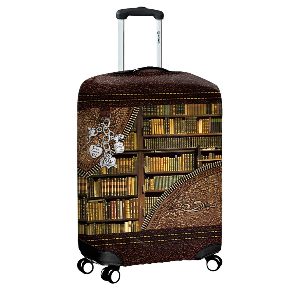 Library - Personalized Librarian Luggage Cover