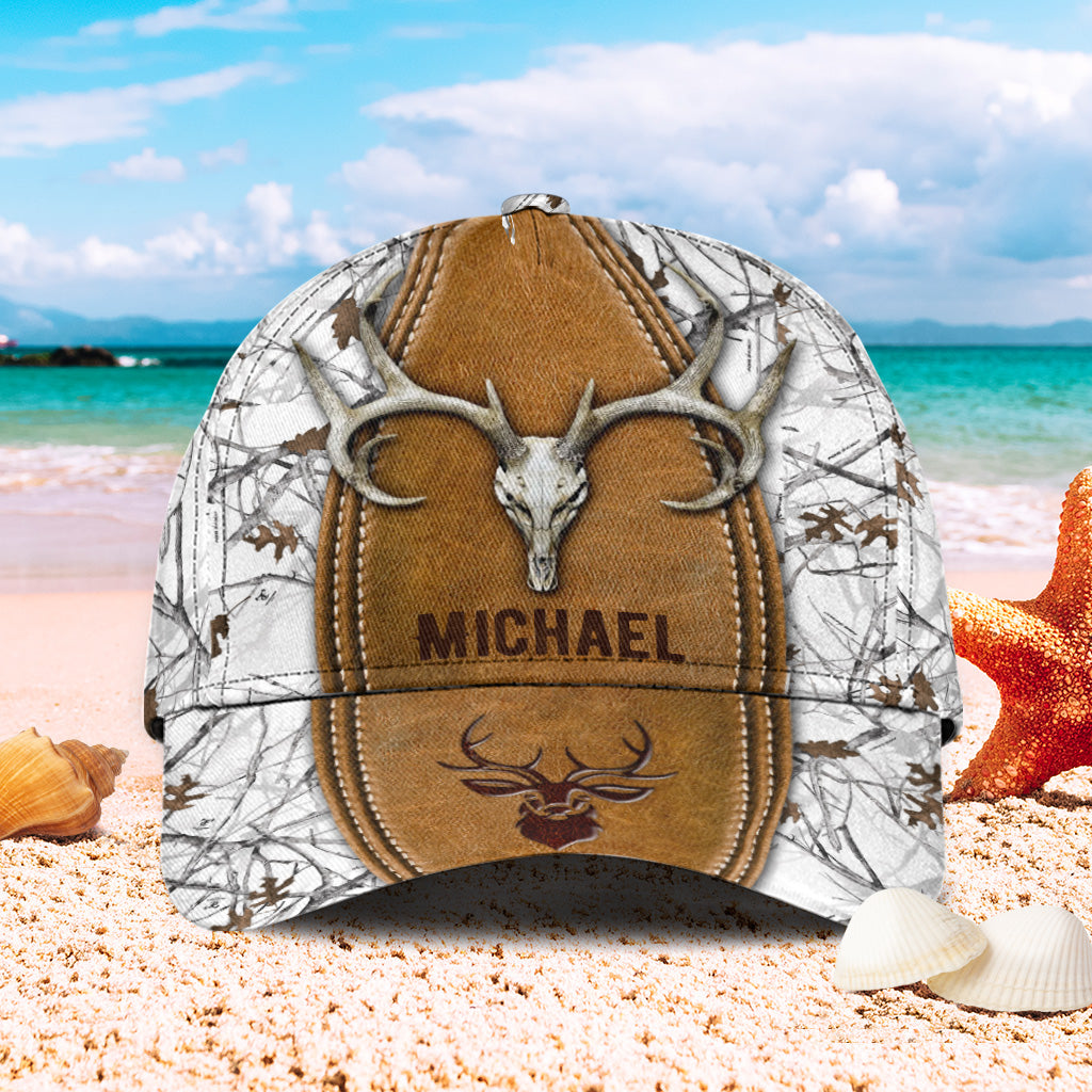 Deer Skull - Personalized Hunting Classic Cap