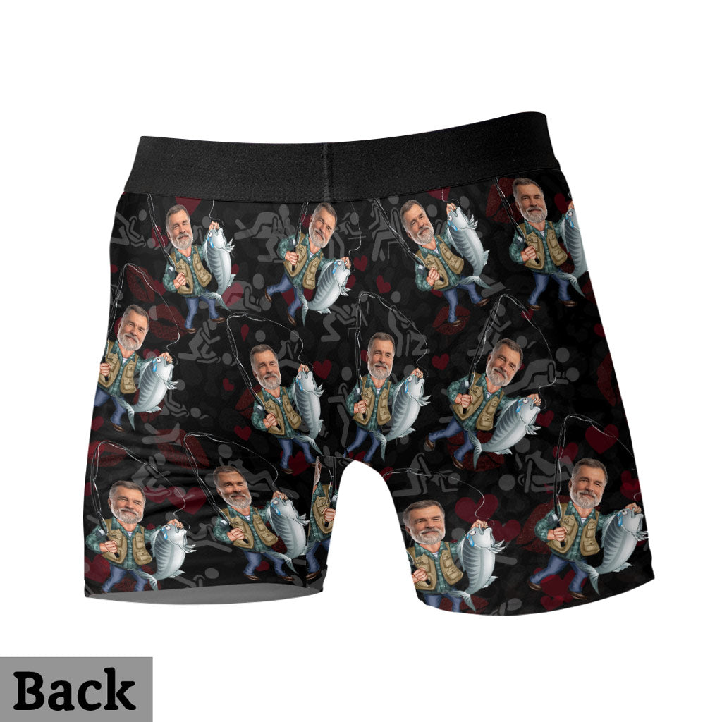 You're The Best Catch Of My Life - Personalized Fishing Men's Boxer Briefs, Sunflowerly