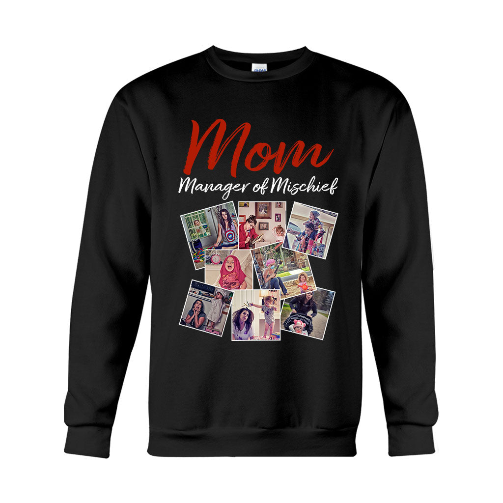 Mom Manager Of Mischief - Personalized Mother T-shirt And Hoodie