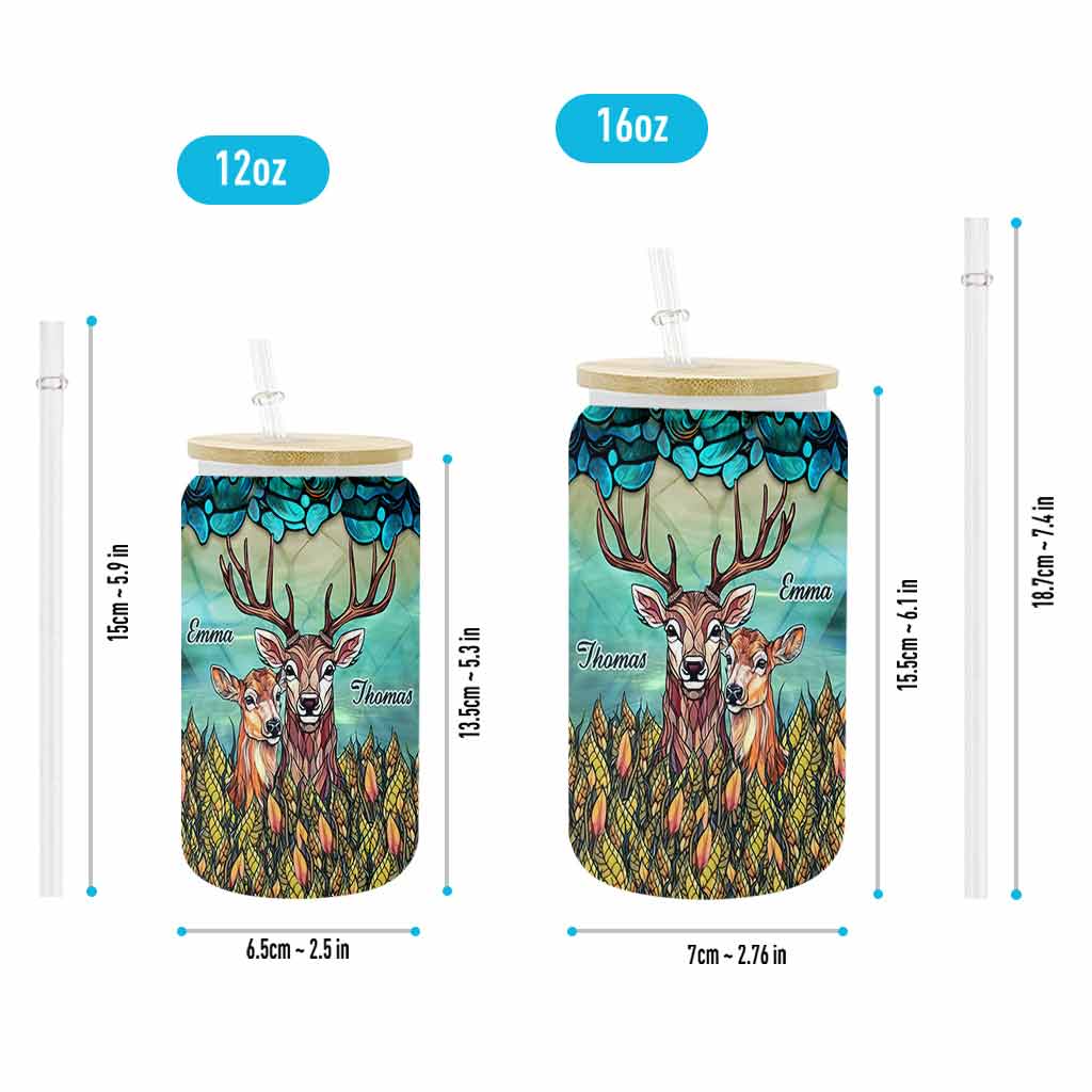 You & Me We Got This - Personalized Hunting Can Glass