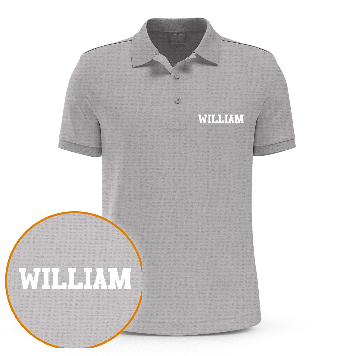 Custom Name - Personalized Sibling Embroidered Polo Shirt