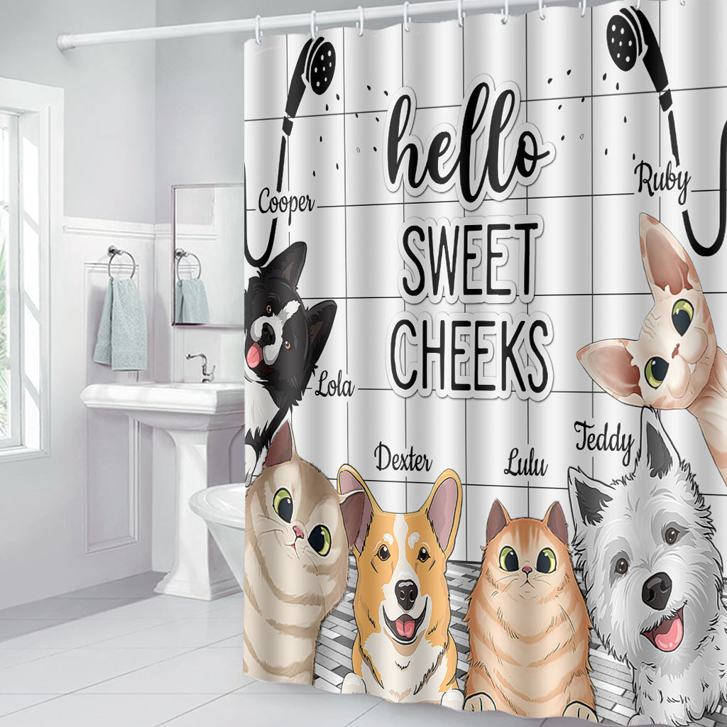 I Saw That - Personalized Dog Shower Curtain