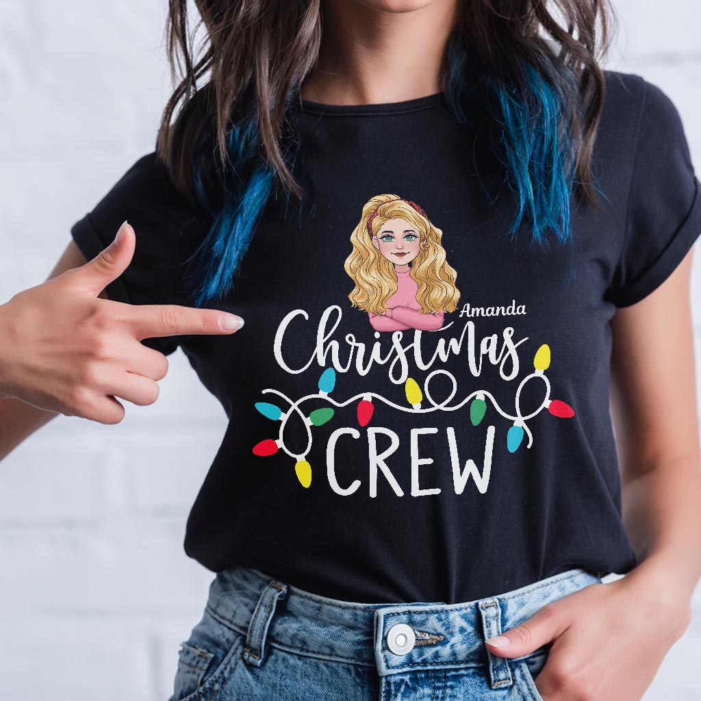 Christmas Crew - Personalized Christmas T-shirt And Hoodie