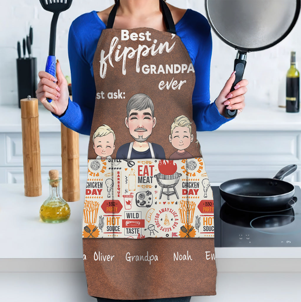 Customized Apron Everything Tastes Better When Grandma Makes It  Personalized Aprons Chef Gifts Grilling Apron For