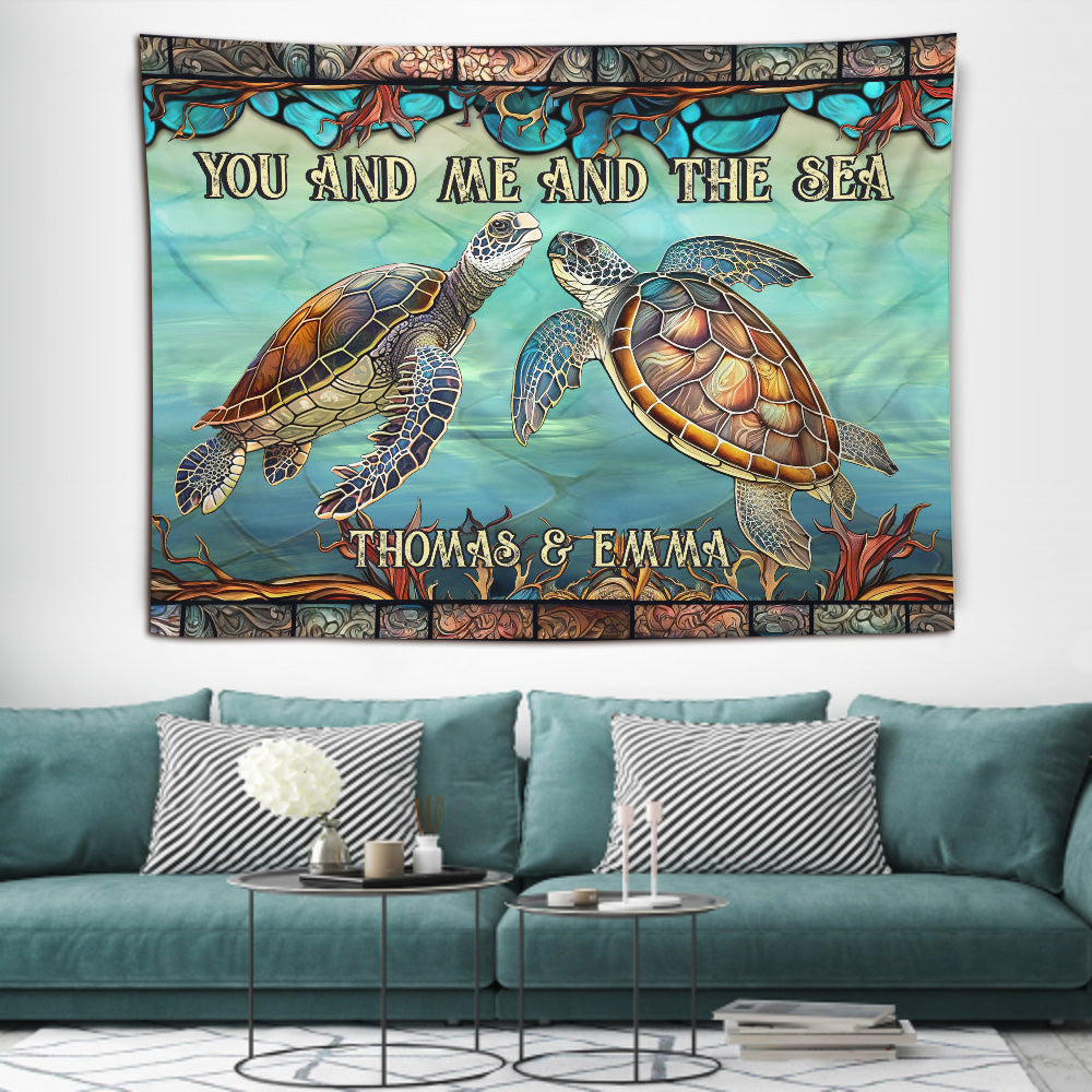 We Got This - Personalized Turtle Wall Tapestry