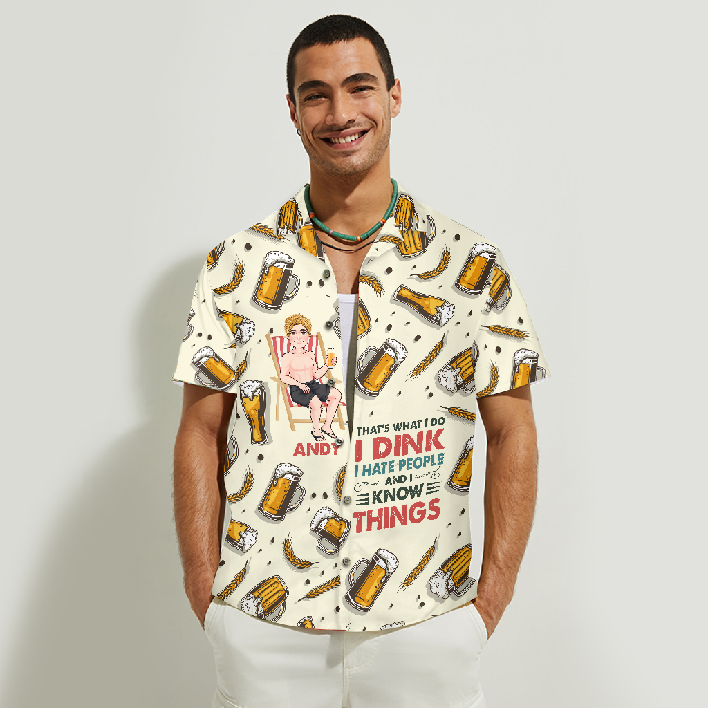 That's What I Do - Personalized Sea Lover Hawaiian Shirt