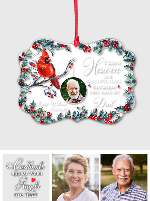 I Am Always With You - Personalized Memorial Transparent Ornament