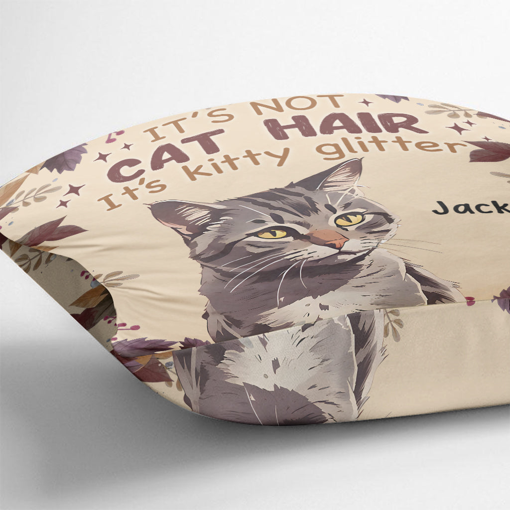 It’s Not Cat Hair - Personalized Cat Throw Pillow