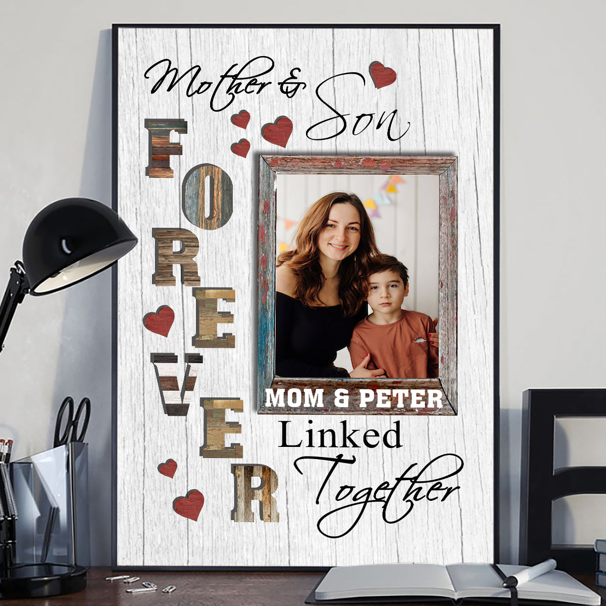 Mother And Daughter - Gift for mom, daughter, son - Personalized Canvas And Poster