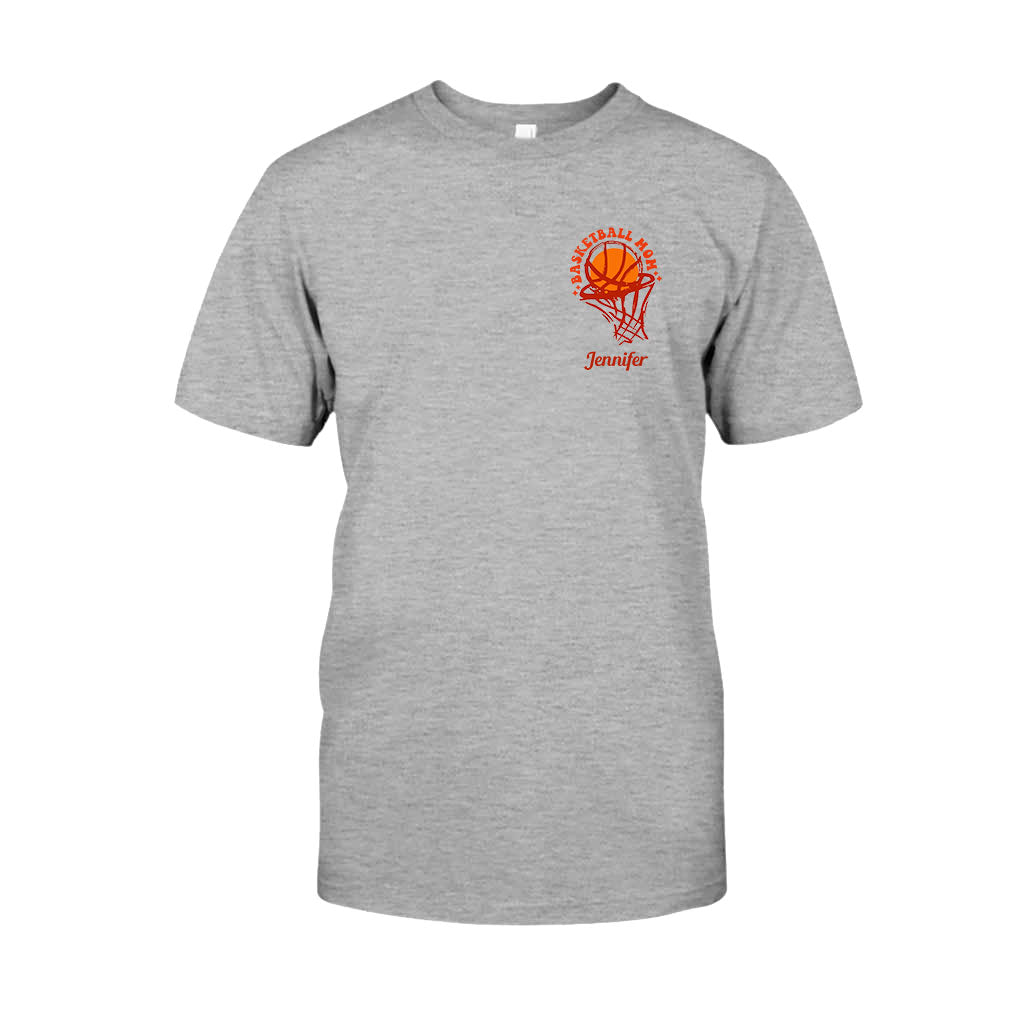 Basketball Mom - Personalized Basketball T-shirt And Hoodie