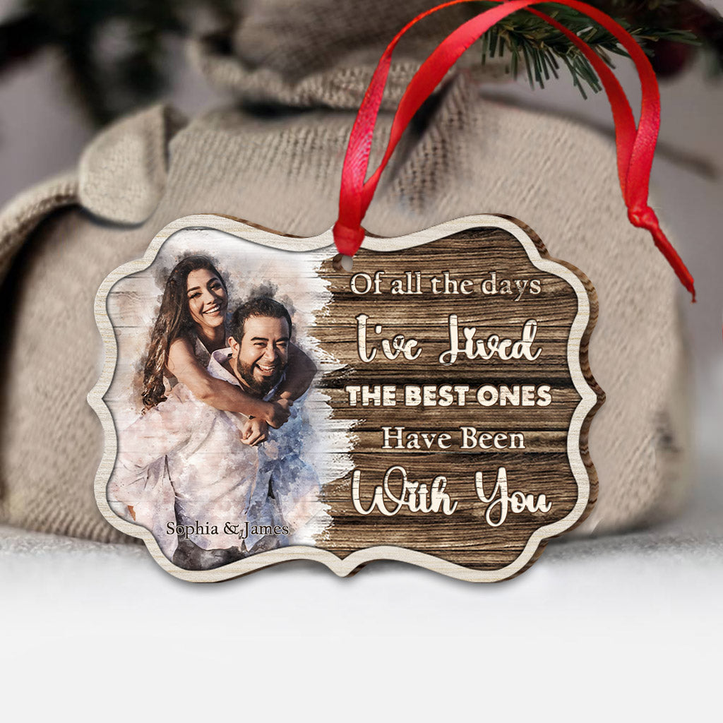 Disover The Best Days Have Been With You - Personalized Couple Ornament