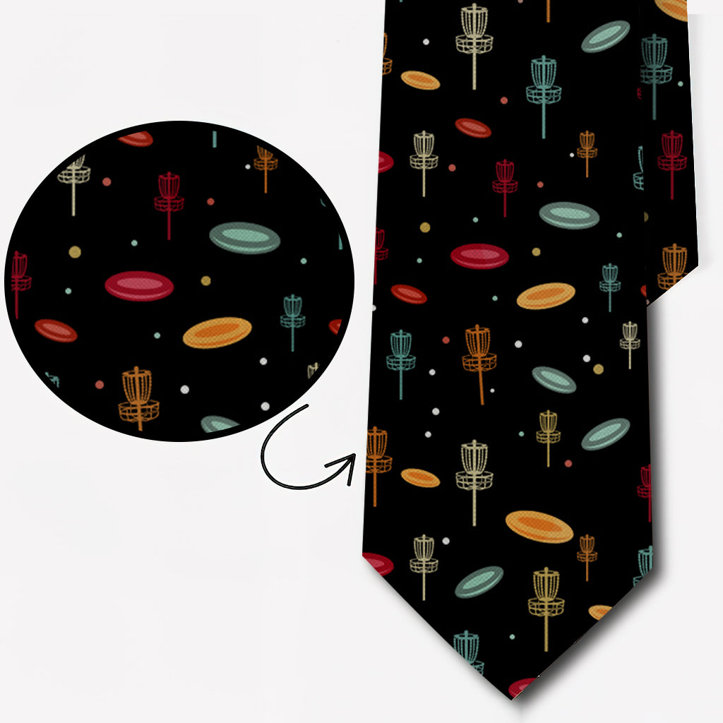 Disc Daddy - Disc Golf gift for dad, grandpa - Personalized Necktie