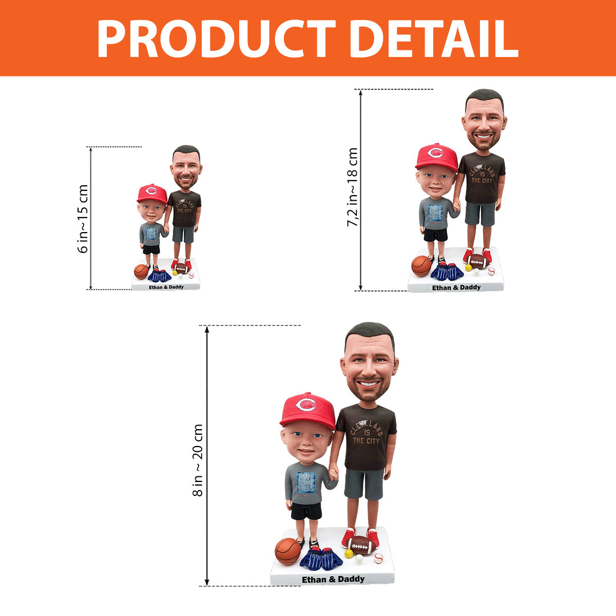 Custom Father Bobblehead - Personalized Father Bobblehead