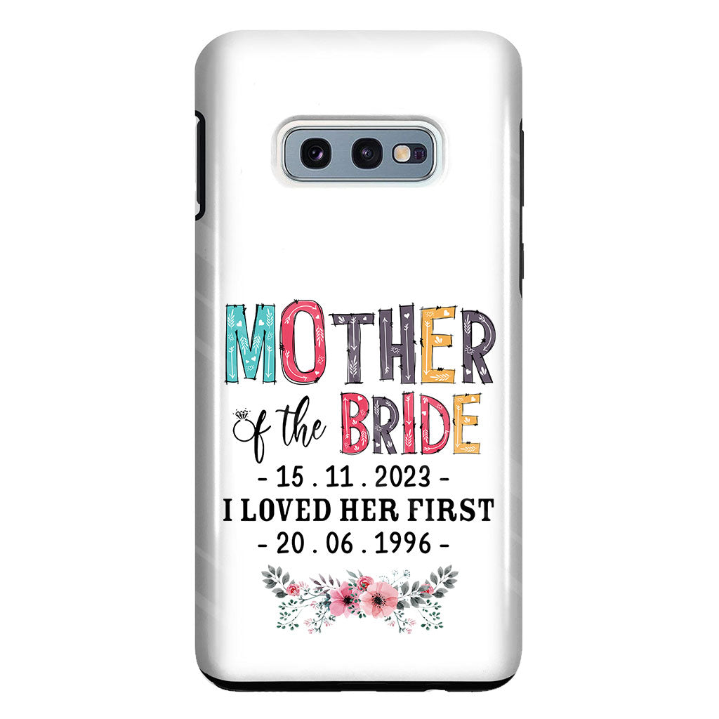 Mother Of The Bride - Personalized Mother Clear Phone Case