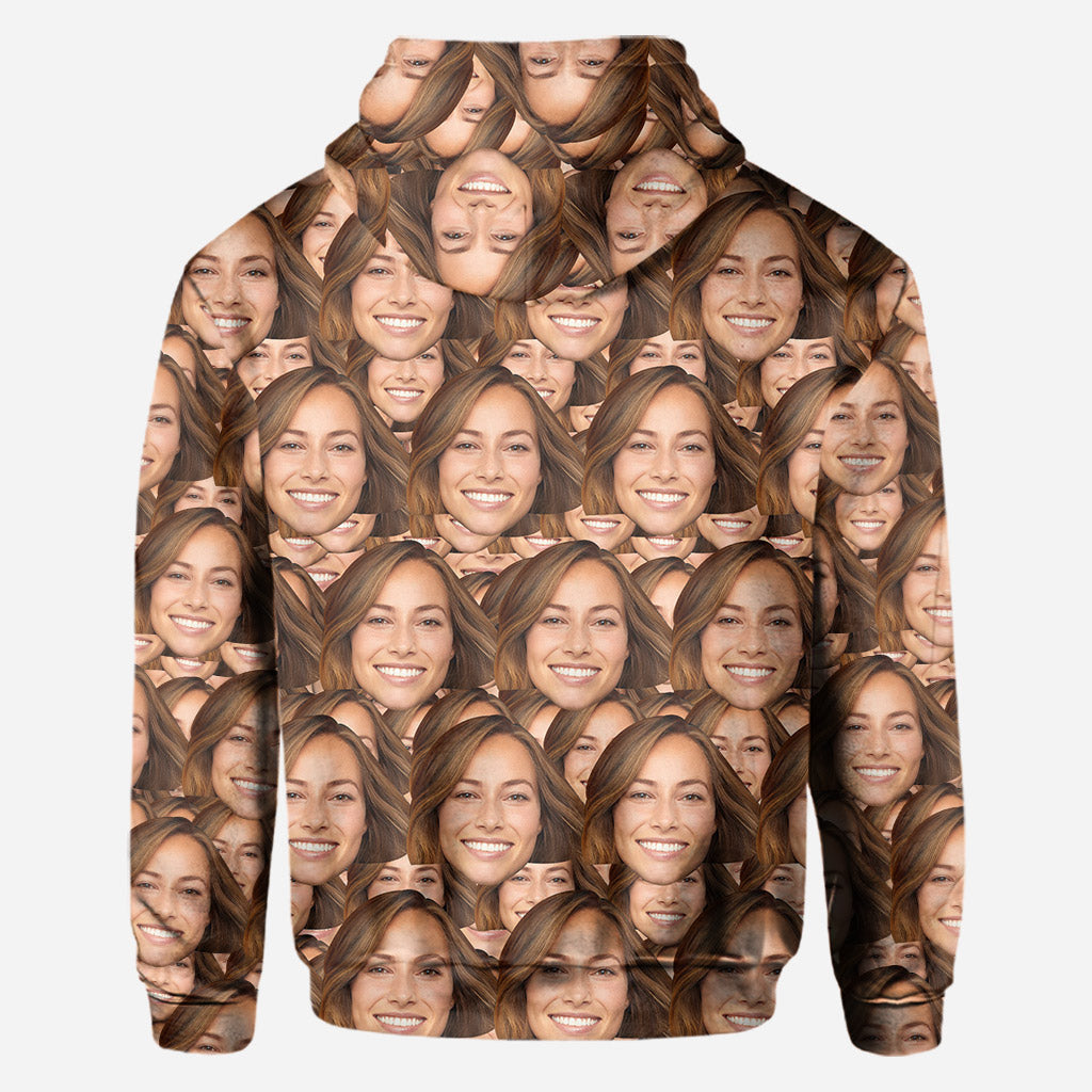 Custom Face Pattern - Personalized All Over Shirt