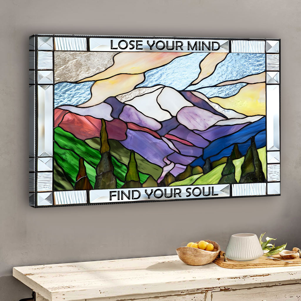 Lose Your Mind Hiking Canvas And Poster