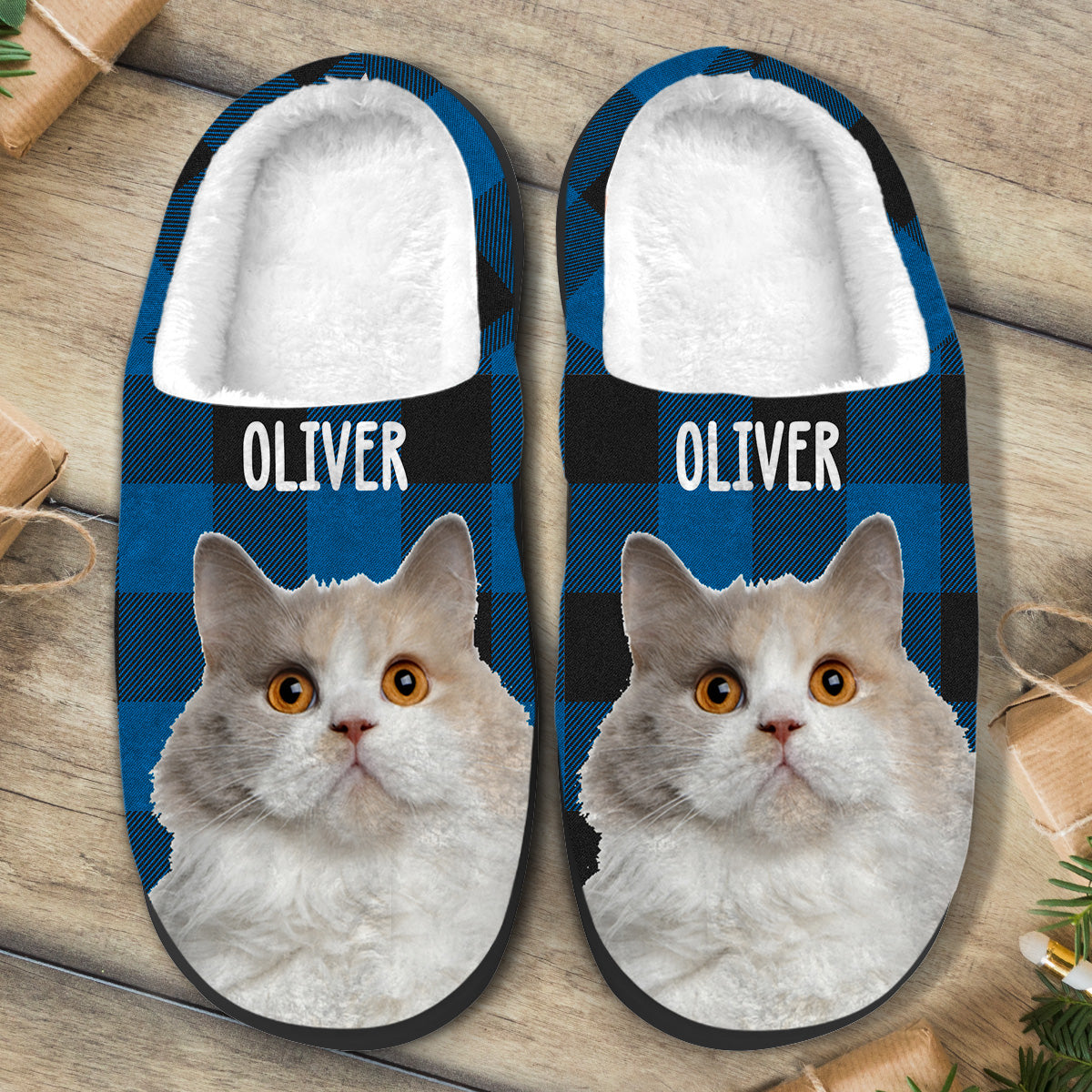 Fur Baby - Personalized Cat Slippers