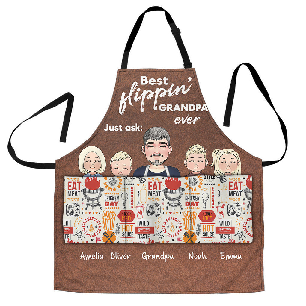 Personalised Best Mom Embroidered Apron