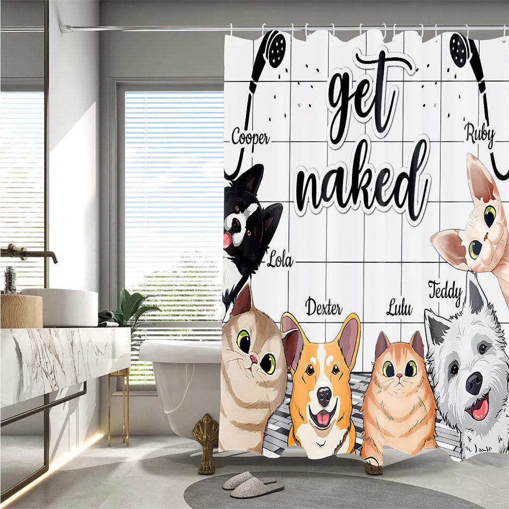 I Saw That - Personalized Dog Shower Curtain