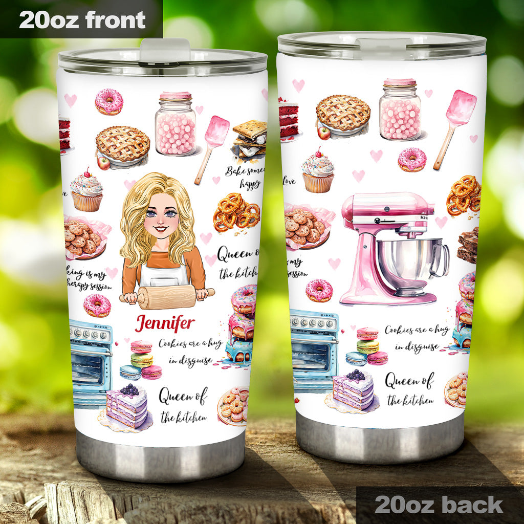 Queen Of The Kitchen - Personalized Baking Tumbler