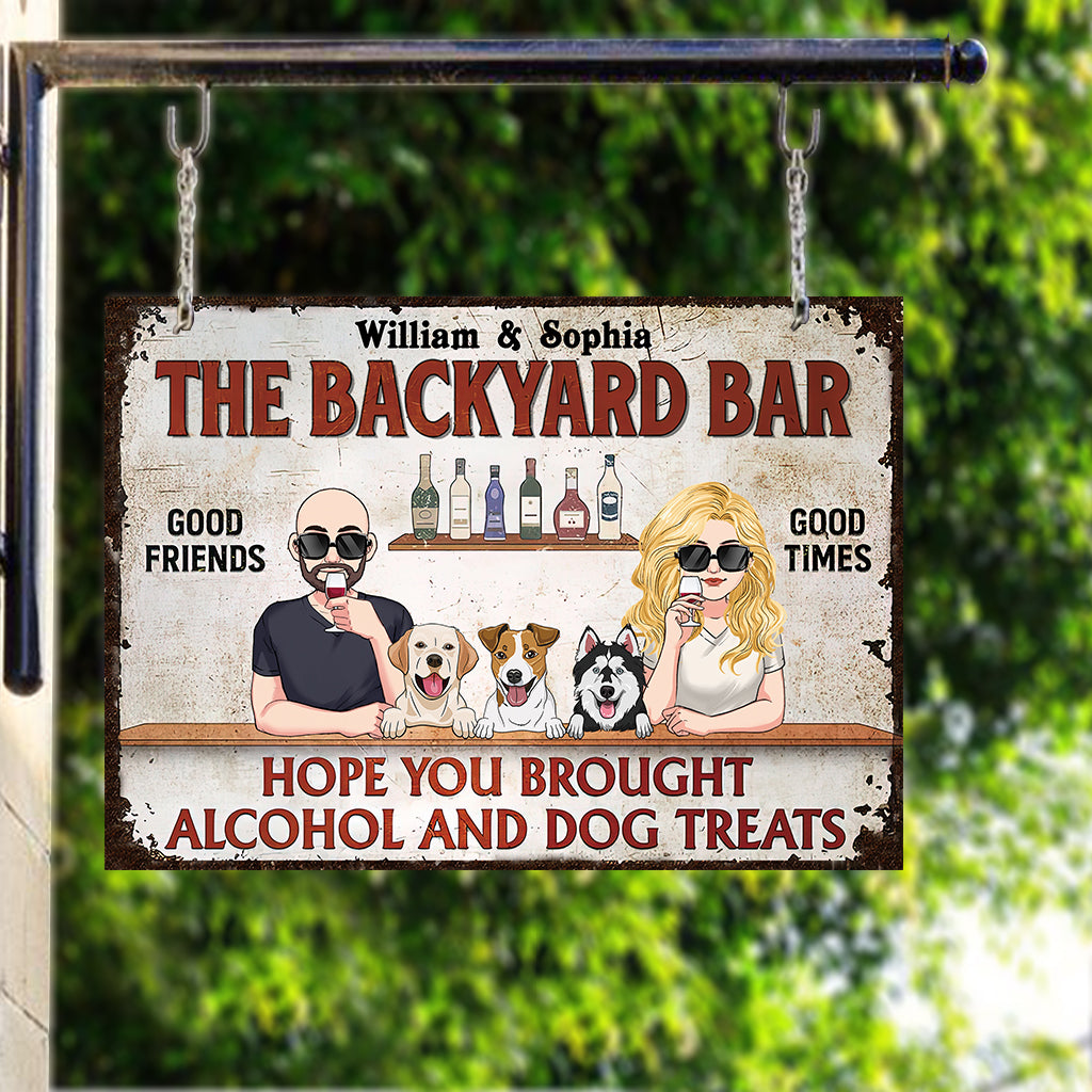 Welcome To Our Show - Personalized Backyard Rectangle Metal Sign