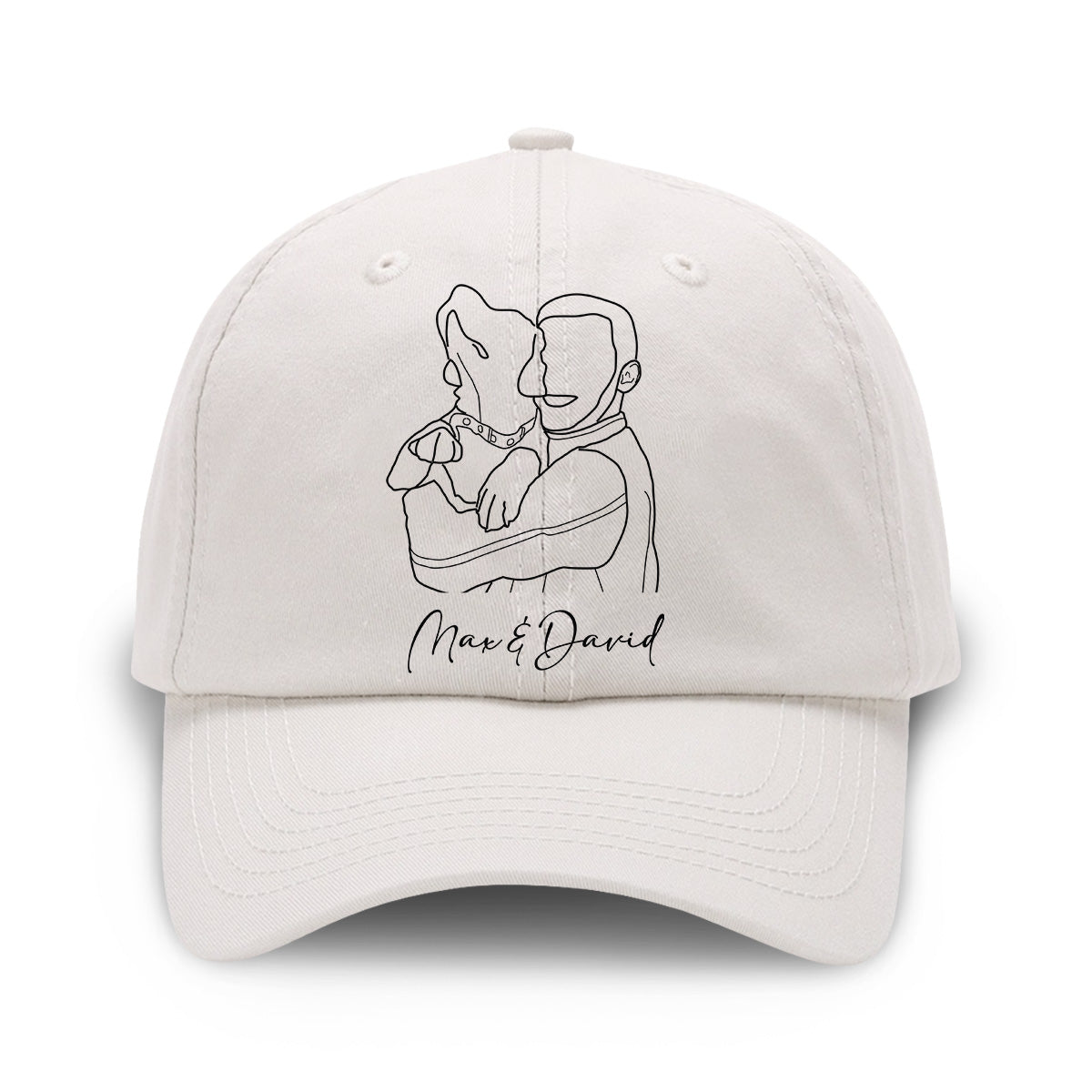 Custom Photo - Personalized Dog Embroidered Classic Cap