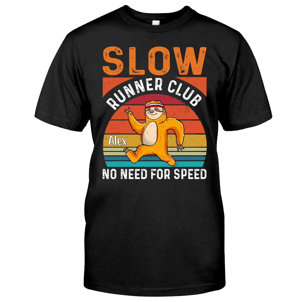 Slow Runner Club - Personalized Running T-shirt and Hoodie