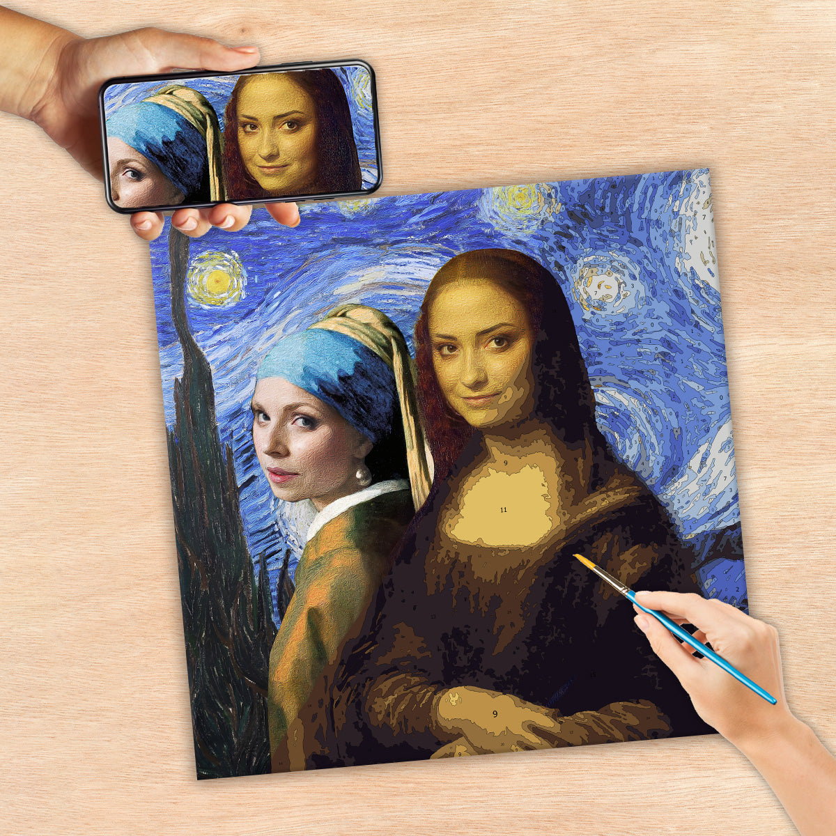 Monalisa Selfie NEW Paint By Numbers 