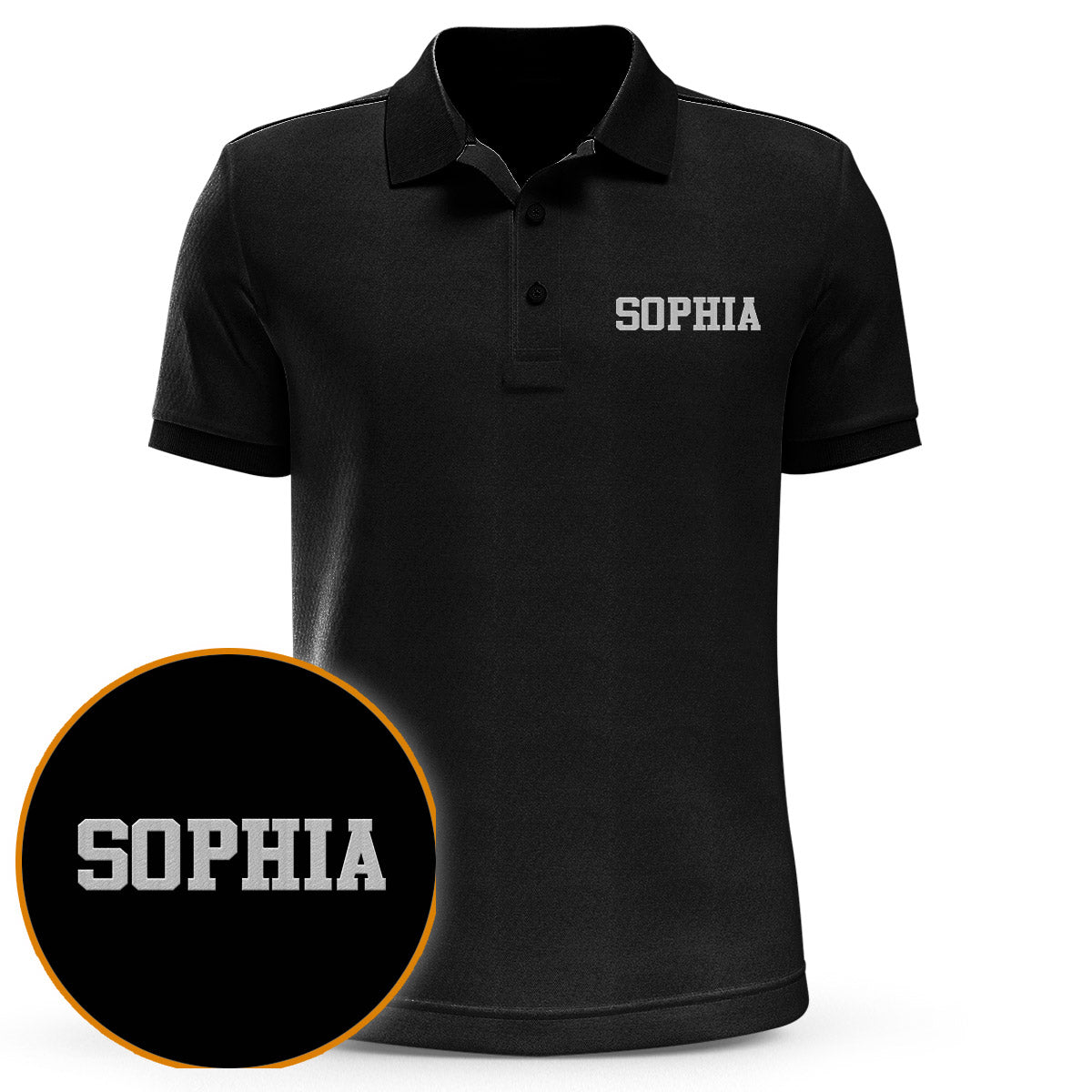 Custom Name - Personalized Mother Embroidered Polo Shirt