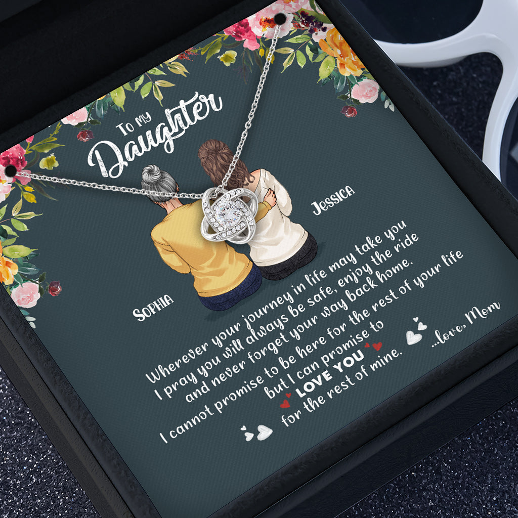 To My Daughter - Personalized Daughter Necklace