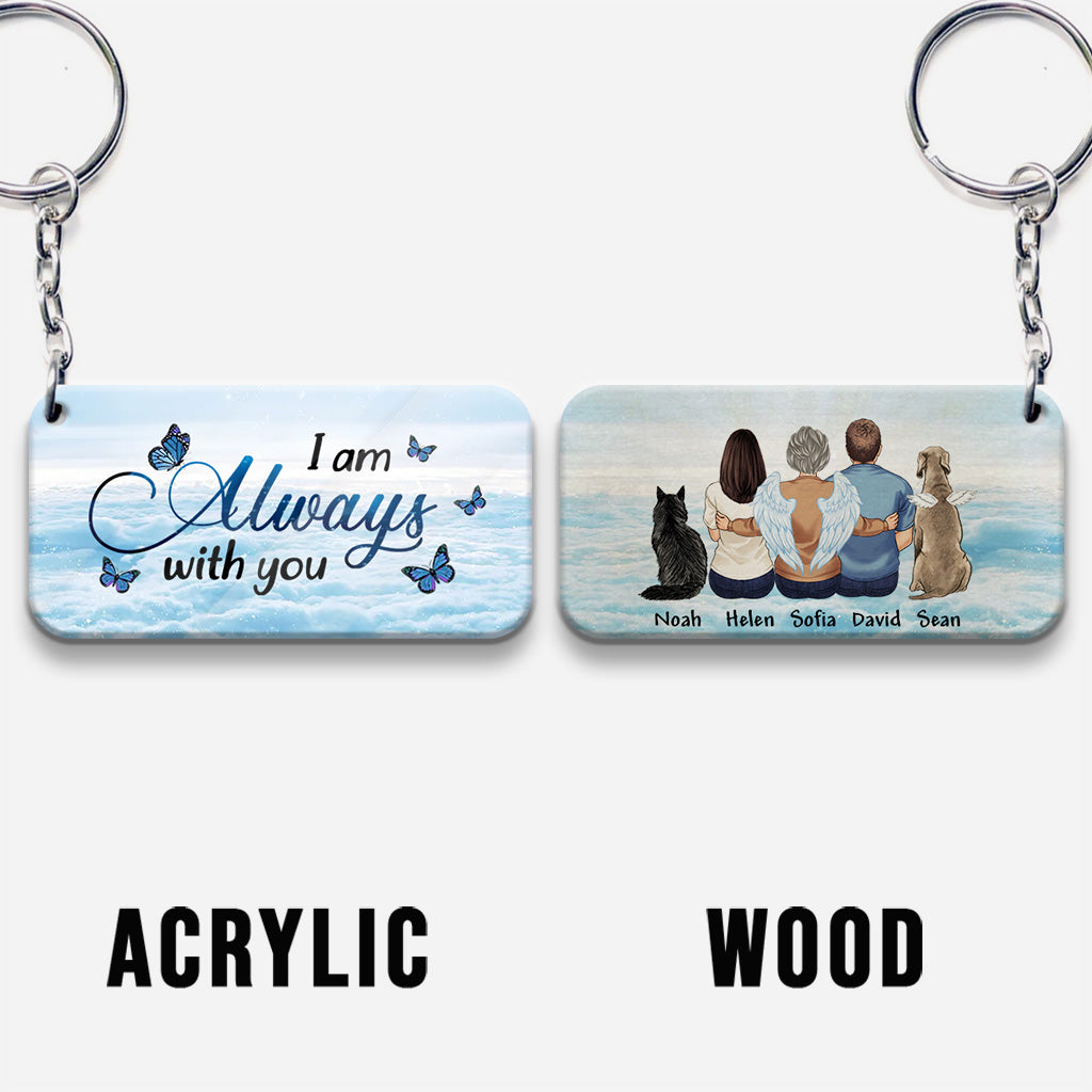 I'm Always With You - Personalized Memorial Keychain