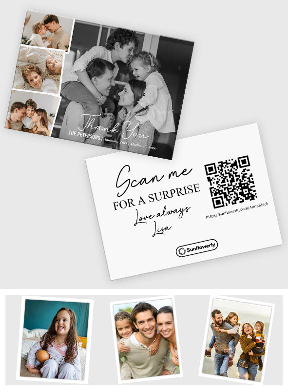 Forever Love - Personalized QR Greeting Card