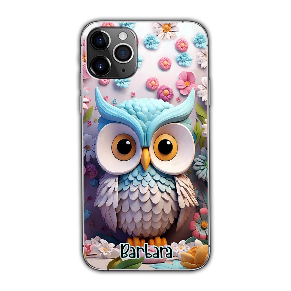 Cool Owl - Personalized Owl Phone Case