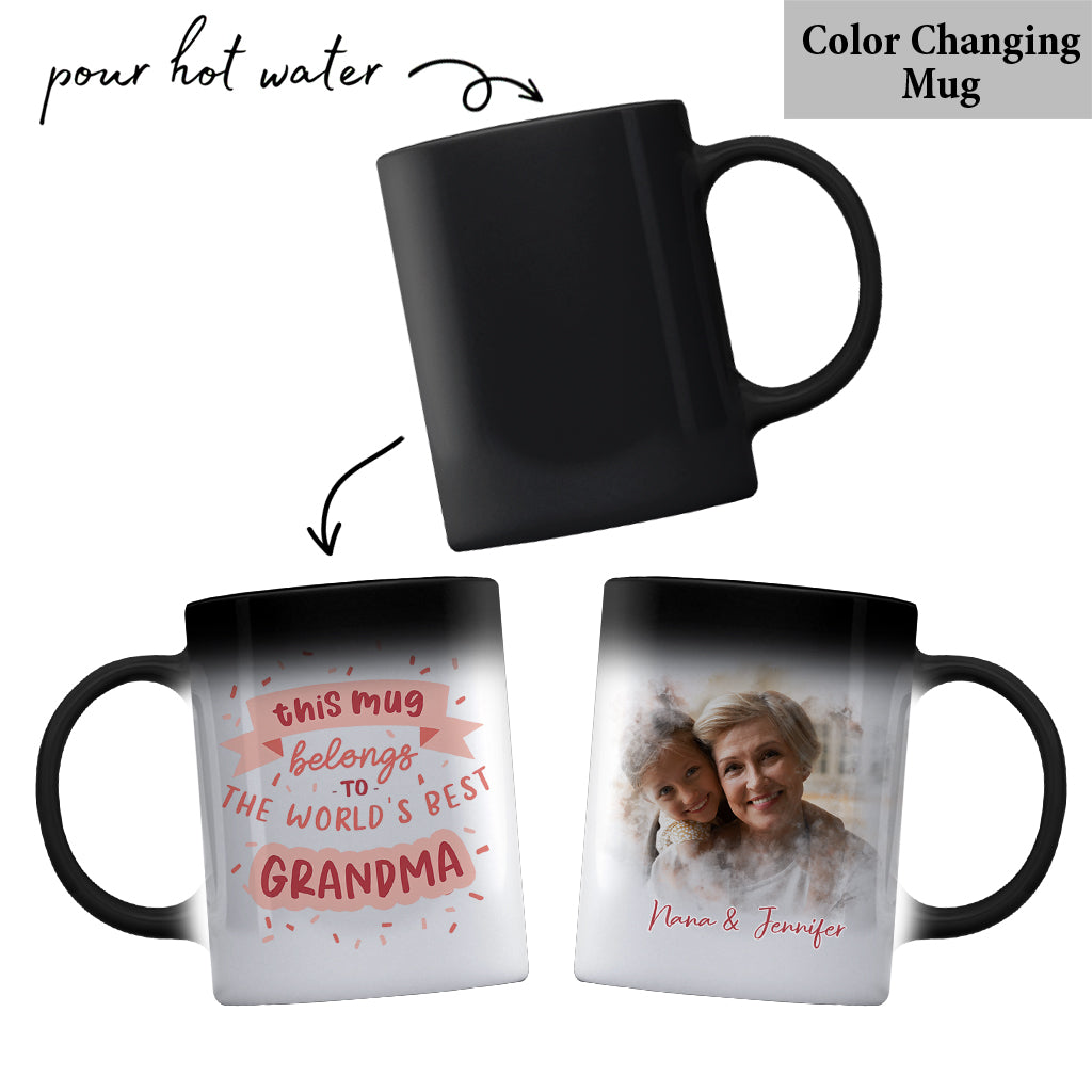 This Mug Belongs To The Best Grandma - Personalized Grandma Mug