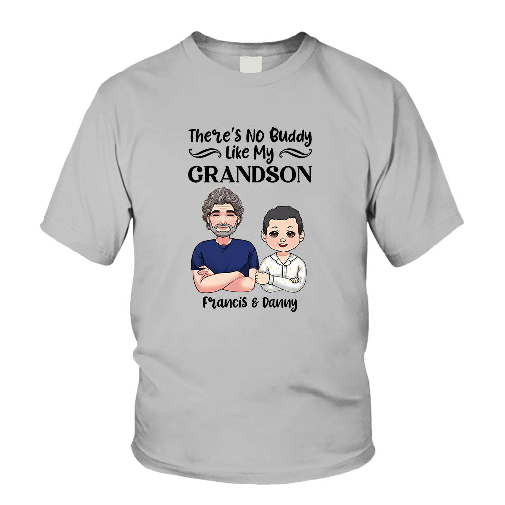 There Is No Buddy Like My Grandson/Granddaughter - Gift for grandpa - Personalized T-shirt And Hoodie