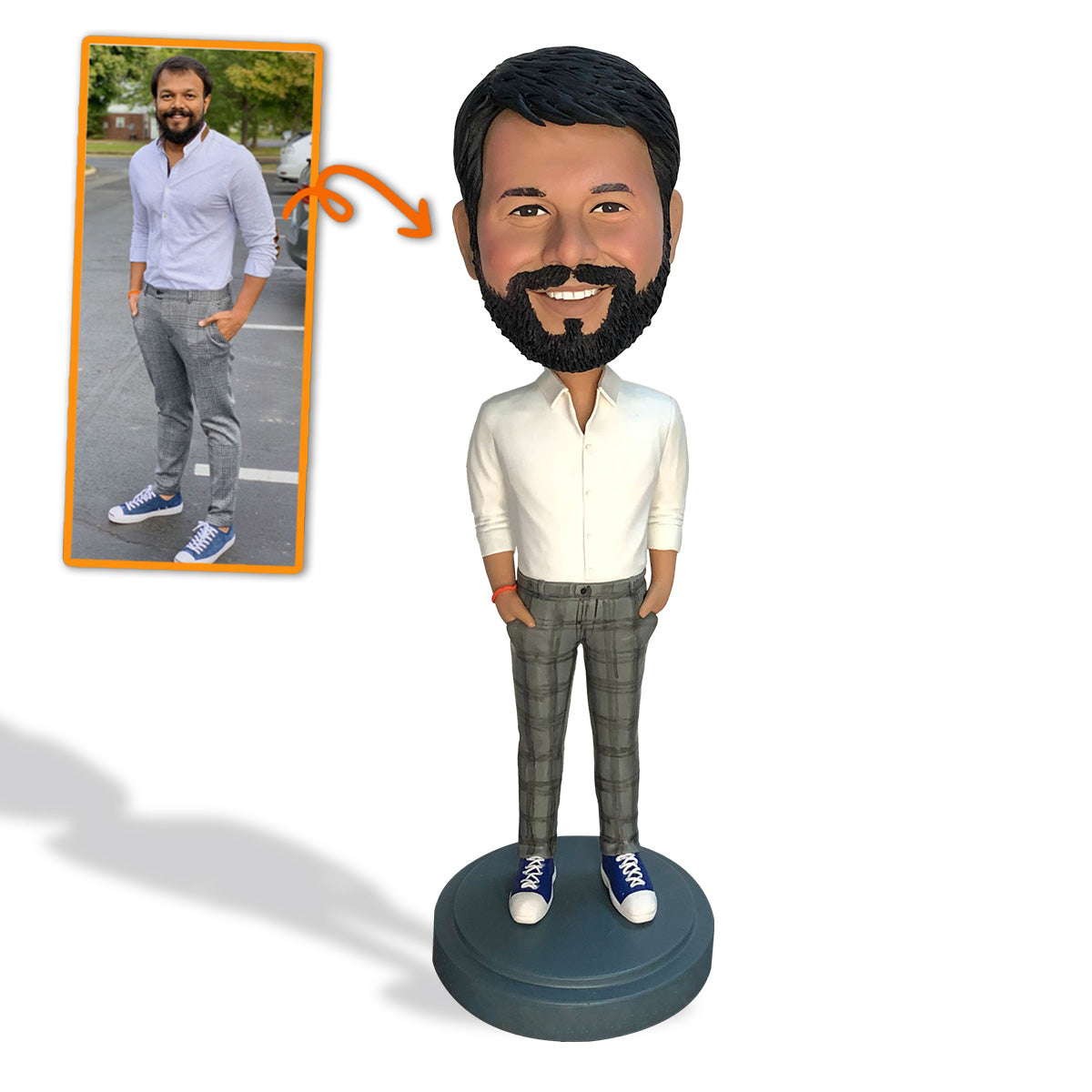 Best Uncle/Dad/Grandpa Ever - gift for uncle - Personalized Bobblehead