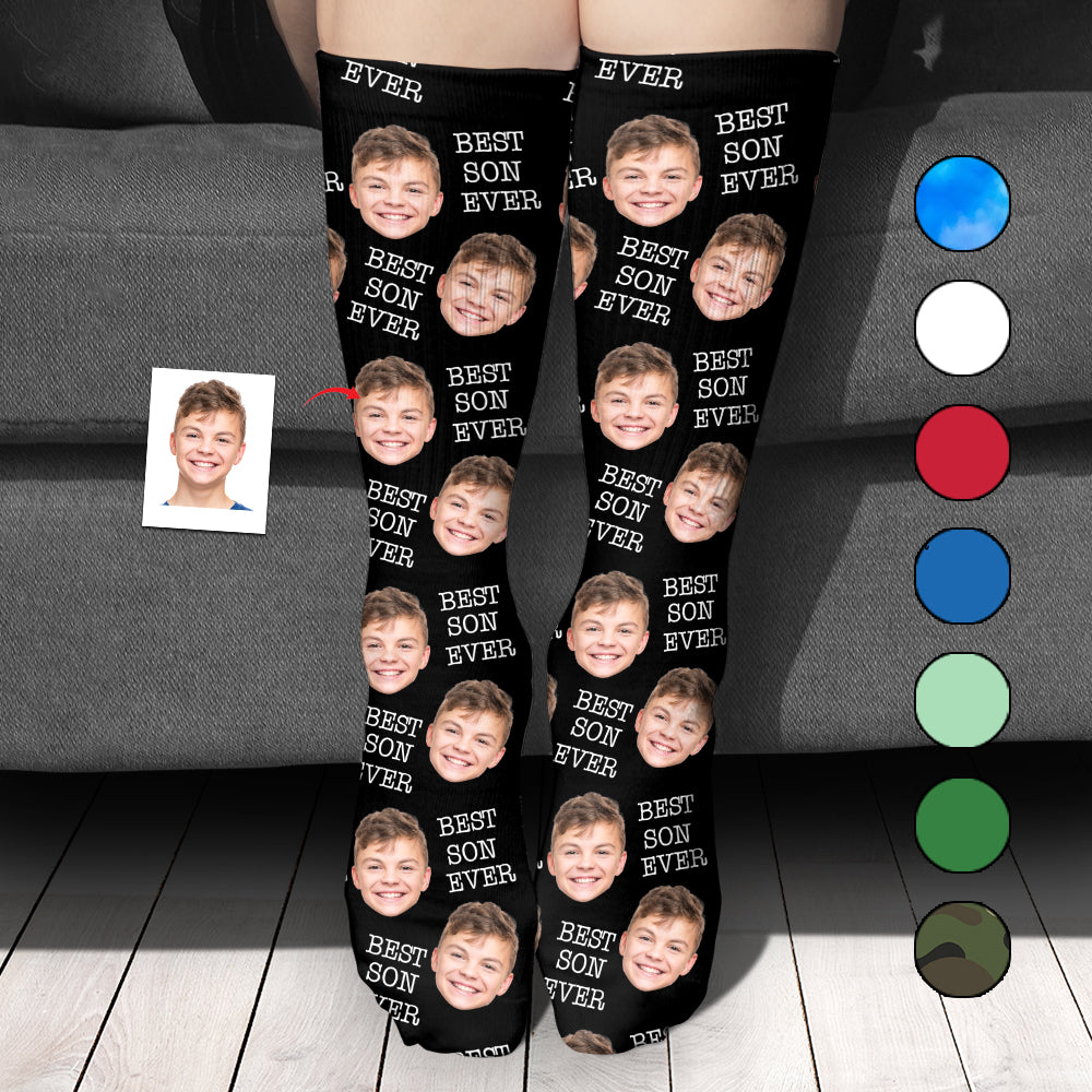 Custom Face - Personalized Son Socks